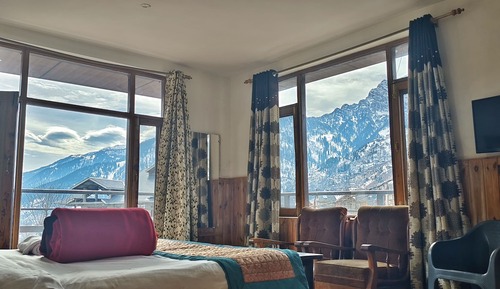 Deluxe-Doppelzimmer, Balkon, Bergblick