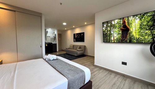 Deluxe-Studio, 1 Schlafzimmer, Stadtblick