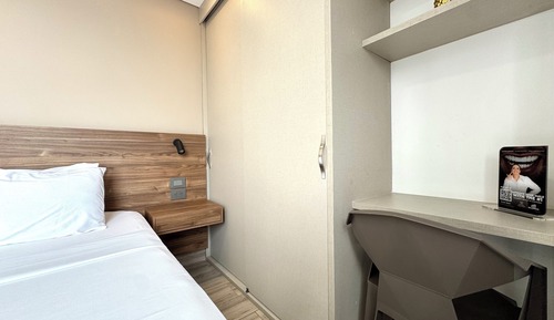 Deluxe-Studio, 1 Schlafzimmer, Balkon, Stadtblick