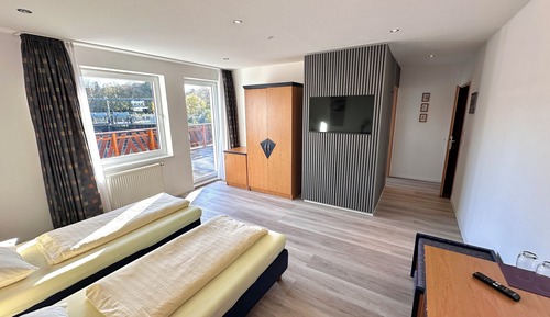 Comfort-Doppel- oder -Zweibettzimmer, Flussblick