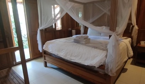Comfort-Villa, 1 King-Bett, Gartenblick