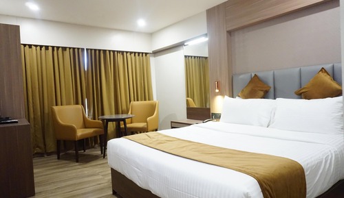 Deluxe-Doppel- oder -Zweibettzimmer, Stadtblick