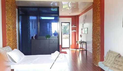 Deluxe-Doppel- oder -Zweibettzimmer, Balkon, Meerblick