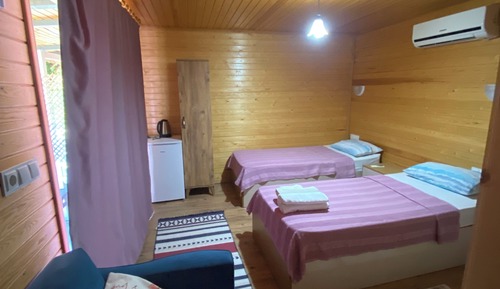 Zweibettzimmer, Balkon, Gartenblick