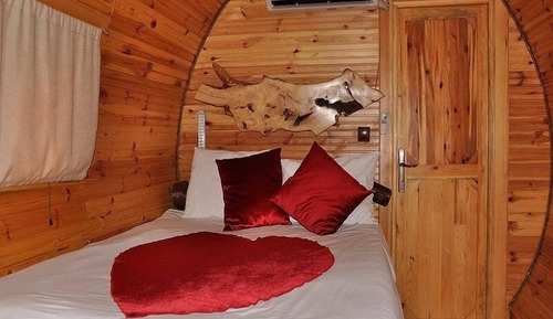 Deluxe-Bungalow, Gartenblick