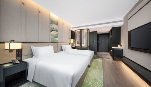 Standardzimmer, 2 Doppelbetten (High Floor)