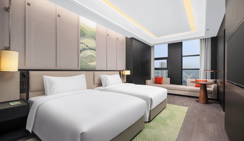 Premium-Zimmer, 2 Doppelbetten