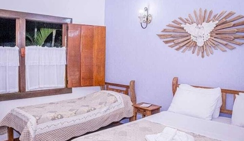 Standard-Dreibettzimmer, Veranda, Gartenblick