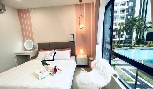 Superior-Apartment, 3 Schlafzimmer, Poolblick