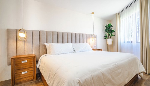Luxury-Haus, Blick auf den Innenhof