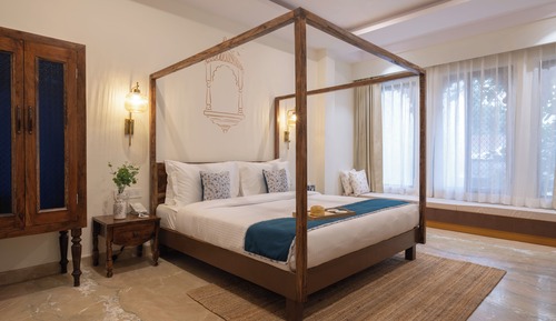 Premium-Doppelzimmer, Blick auf den Innenhof