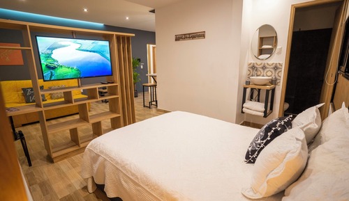 Standard-Apartment, Stadtblick