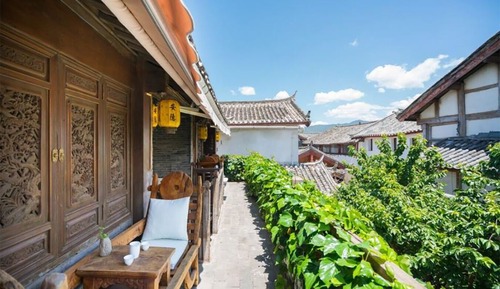 Luxury-Doppelzimmer, Balkon, Blick auf den Innenhof