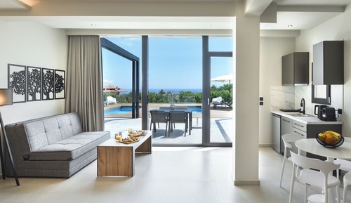 Luxury-Suite, eigener Pool, Meerblick