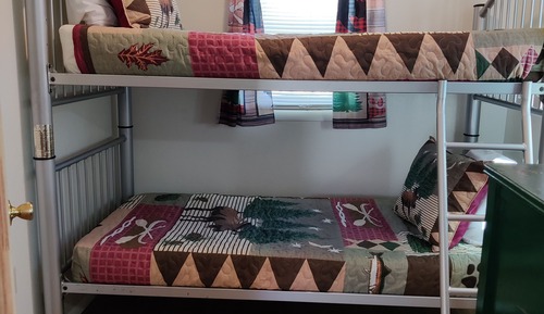 Familien-Ferienhütte, Mehrere Betten, Nichtraucher, Blick auf die Anlage