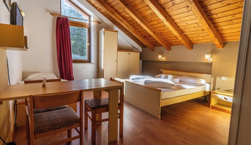 Dreibettzimmer, Balkon