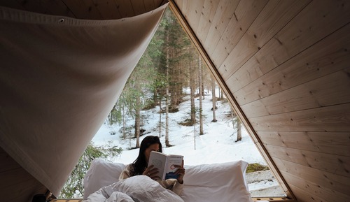 Ferienhütte, 1 Schlafzimmer, Bergblick