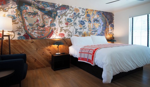 Classic-Doppelzimmer, Blick auf den Innenhof