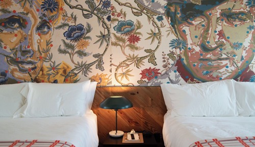 Comfort-Vierbettzimmer, Blick auf den Innenhof