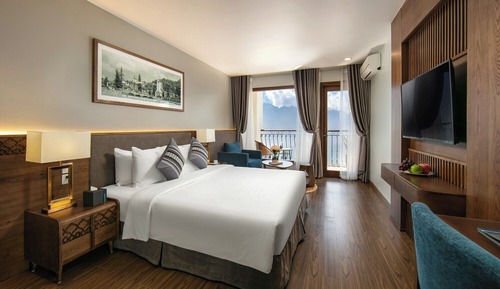 Vierbettzimmer, Bergblick