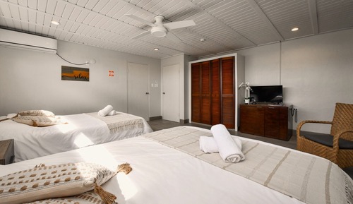 Superior-Vierbettzimmer, Gartenblick