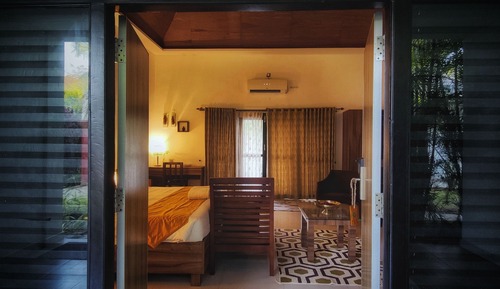 Superior-Doppelzimmer, Balkon, Blick auf den Innenhof