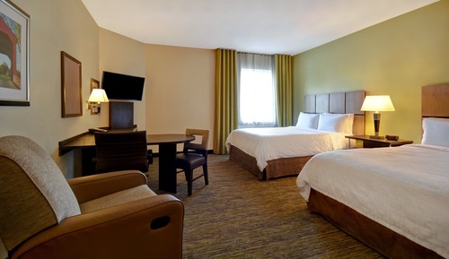 Studiosuite, 2 Queen-Betten, barrierefrei (Hearing, Transfer Shower)