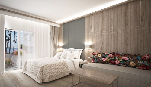 Deluxe-Doppel- oder -Zweibettzimmer, Meerblick