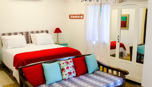 Romantische Suite, 1 King-Bett, Poolblick, zum Garten hin