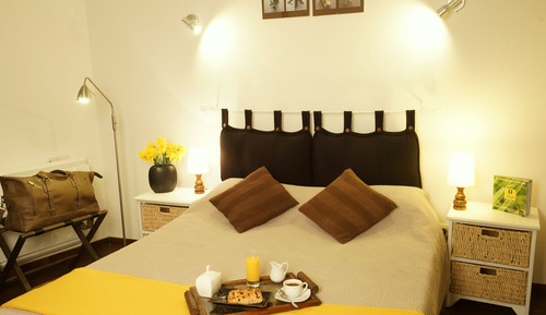 Doppelzimmer, Terrasse, Gartenblick