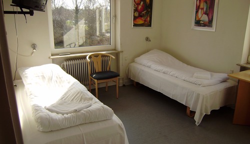 Economy-Zimmer, Gemeinschaftsbad