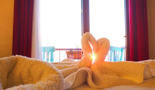 Comfort-Doppelzimmer, 1 Queen-Bett, Balkon, Stadtblick