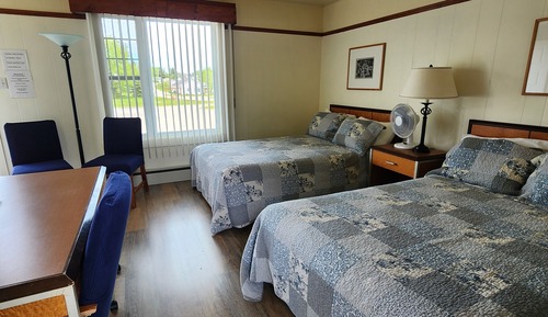 Standardzimmer, 2 Doppelbetten, Bergblick