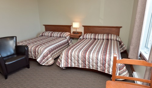 Standardzimmer, 2 Doppelbetten, Bergblick