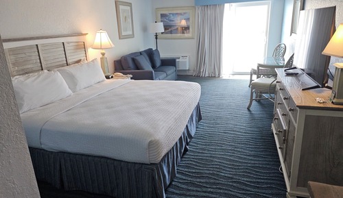 Deluxe-Zimmer, 1 King-Bett und Schlafsofa, Meerblick