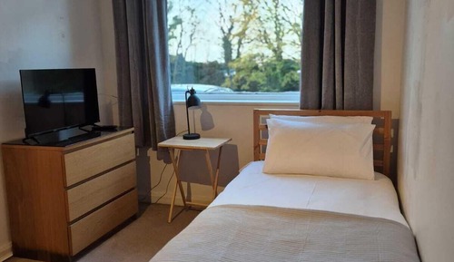 Economy-Einzelzimmer, Gartenblick