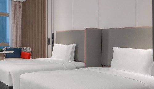 Standardzimmer, 2 Doppelbetten, Seeblick
