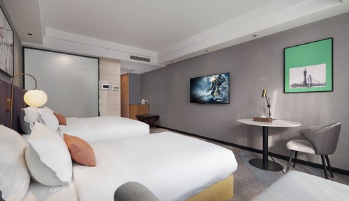 Superior-Zweibettzimmer, Stadtblick