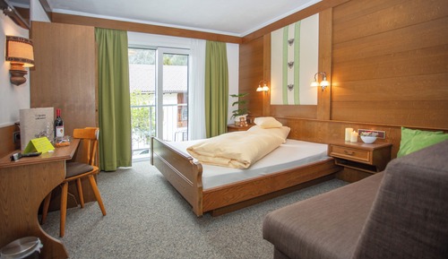 Doppelzimmer, 1 Doppelbett, Balkon, Gartenblick