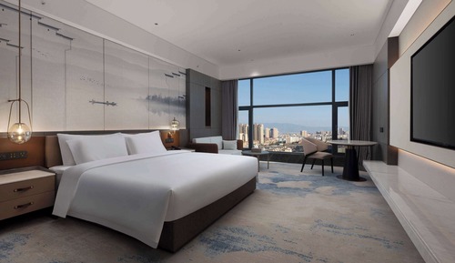 Deluxe-Zimmer, 1 King-Bett und Schlafsofa, Stadtblick