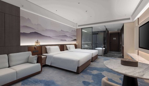 Deluxe-Zimmer, Mehrere Betten, Stadtblick