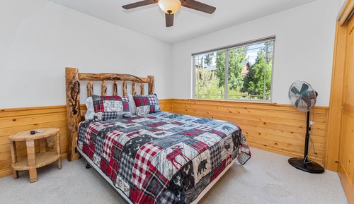 Ferienhütte, Mehrere Betten, Whirlpool, Bergblick