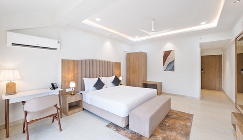 Superior-Doppelzimmer, Poolblick