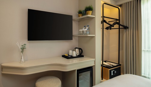 Standard-Doppelzimmer, Stadtblick