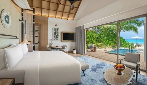 Villa, 1 King-Bett und Schlafsofa, Strandblick