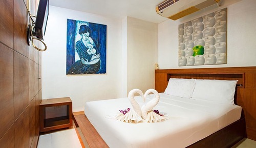 Superior-Apartment, Balkon, Bergblick