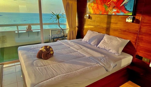 Luxury-Apartment, Balkon, Meerblick