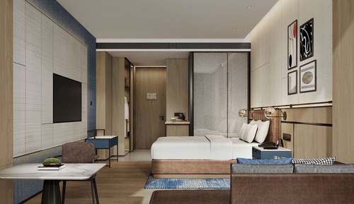 Zimmer, 1 King-Bett, Bergblick