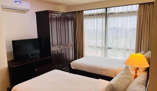 Familienapartment, 2 Schlafzimmer, 2 Bäder, Stadtblick