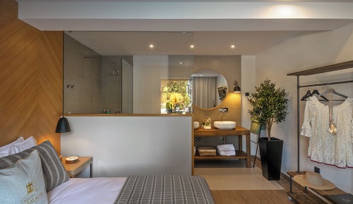 Standard-Doppelzimmer, Blick auf den Weinberg (Quarto 5)